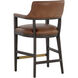 Brylea 39.5 inch Brown / Shalimar Tobacco Leather Counter Stool